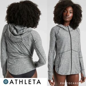 NWOT Athleta Heather Vitamin Sea Baja Hooded Jacket UPF XS